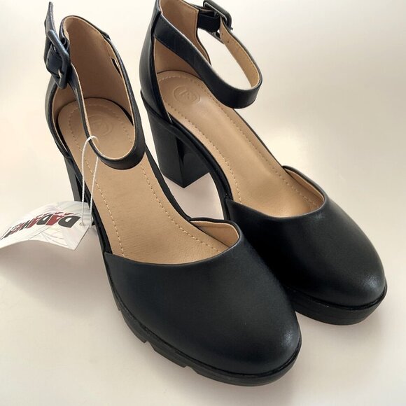 DADAWEN CHUNKY HEELS PLATFORM SHOES PARTY BUSINESS CASUAL - Picture 10 of 15